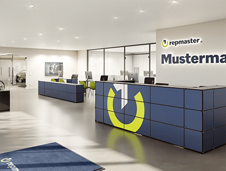 Musterwerkstatt von innen mit premium Ausstattung