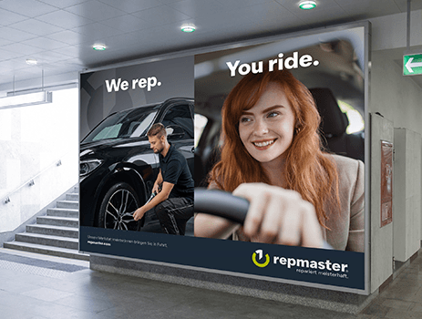 Werbeplakatbanner von rempaster